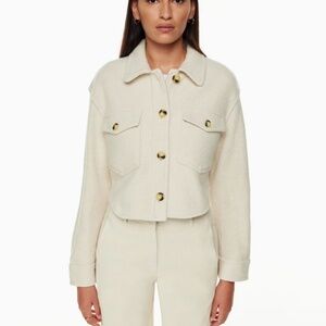 Wilfred Ganna cropped shirt jacket